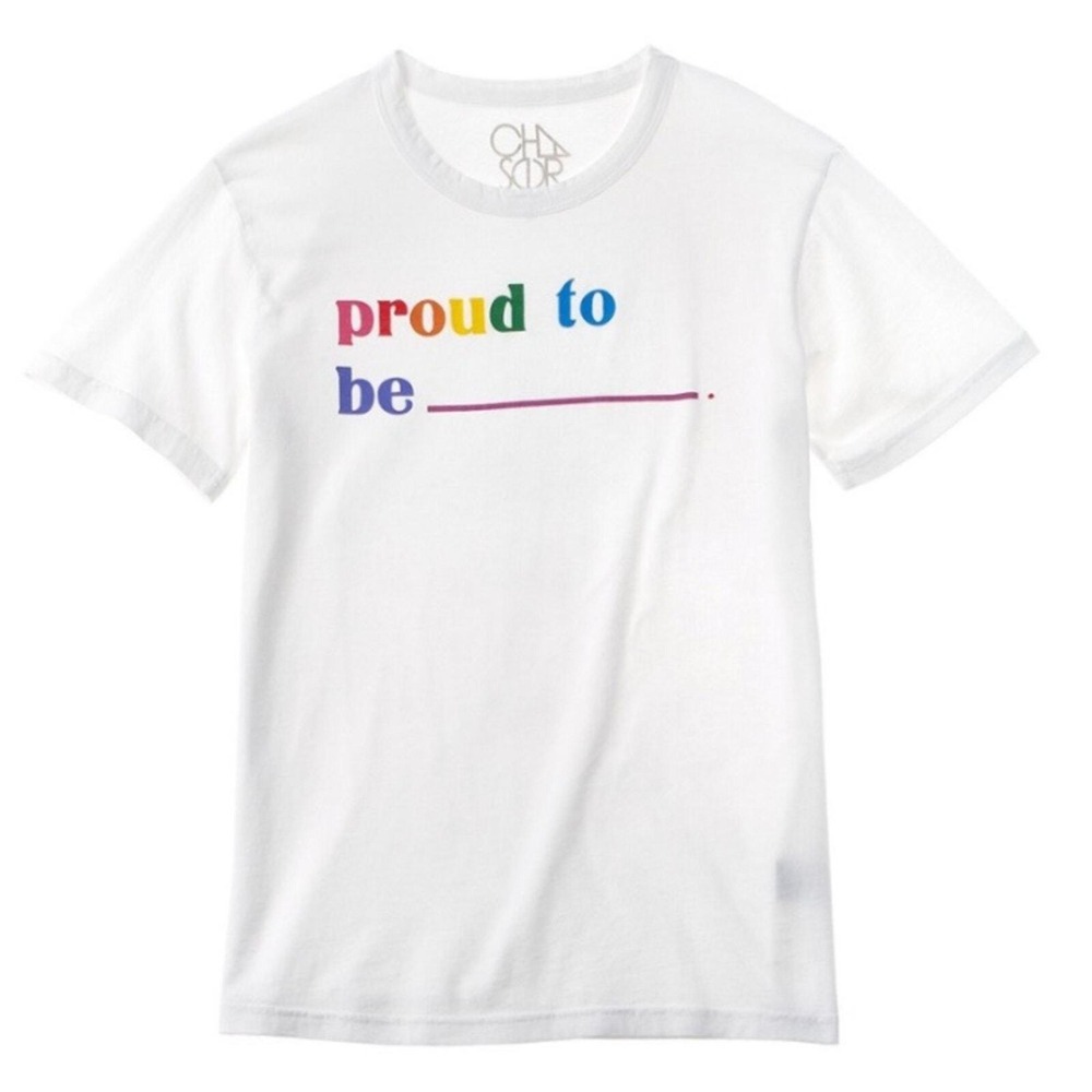 CHASER Pride Rainbow Proud To Be Graphic T-Shirt Medium Festival Parade LGBTQIA+